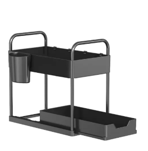 PACK Estante Organizador 2 pz 2 Niveles Multiusos Deslizante