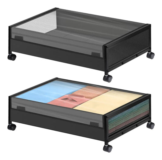 Cajón Organizador con Ruedas Debajo de la Cama – 60×42×18,5 cm